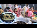 Market show, Buy Eel from the market for cooking / Spicy stir-fried eel recipe