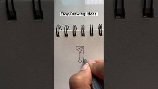 Easy Drawing Ideas! #drawing #ideas #howto #art #spider #spiderweb #sketch #viral #shorts
