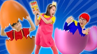 Surprise Eggs Finger Family +More | Hokie Pokie Kids Videos