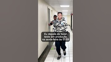 Programador fazendo teste em produção #short #shorts #developer