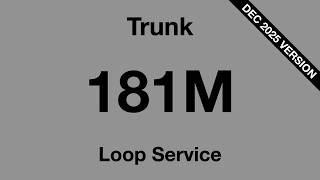 BACK IN THE OLD DAYS: [SMRT Buses] Trunk Bus Service 181M Hyperlapse