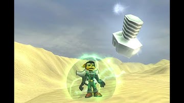 Ratchet and Clank 2 Going Commando Planet Tabora All Platinum Bolts