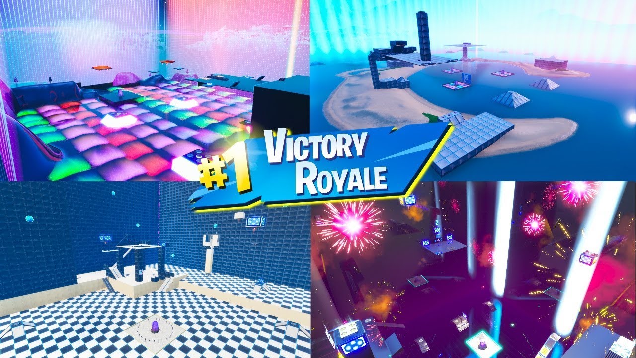 I played the top BEST trickshot courses on Fortnite... - YouTube