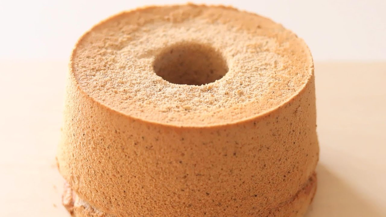 ふわふわしっとり♡ミルクティーシフォンケーキの作り方／Fluffy Milk Tea Chiffon Cake recipe
