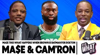 MA$E THIS WHAT HAPPENS WHEN BROWN IS BATMAN FOR THE CELTICS \u0026 HANEY VS. MAYWEATHER?! | S4 EP4