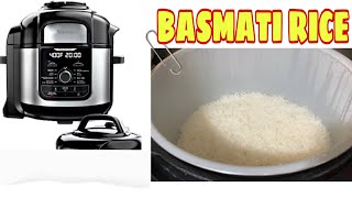 HOW TO COOK RICE (BASMATI) IN NINJA FOODI |PRESSURE COOK FUNCTION