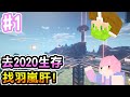 【Minecraft】#1 準備行李出遠門，肝嵐的生存地圖觀光！@ArashiMoon1225 【羽嵐的2020】｜全字幕｜