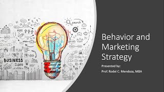 Consumer Behavior and Marketing Strategy RODELS CHANNEL