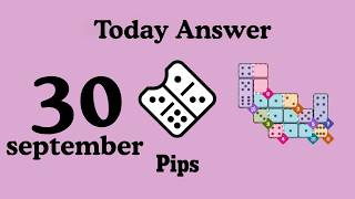 Today's NYT Pips Solver Answers & Hints for Sep 30, 2026  Pips Puzzle Solution