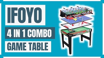 IFOYO Multi Function 4 in 1 Combo Game Table