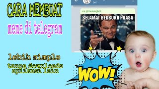 CARA MEMBUAT MEME DI TELEGRAM - BOT MEME DI TELEGRAM screenshot 3