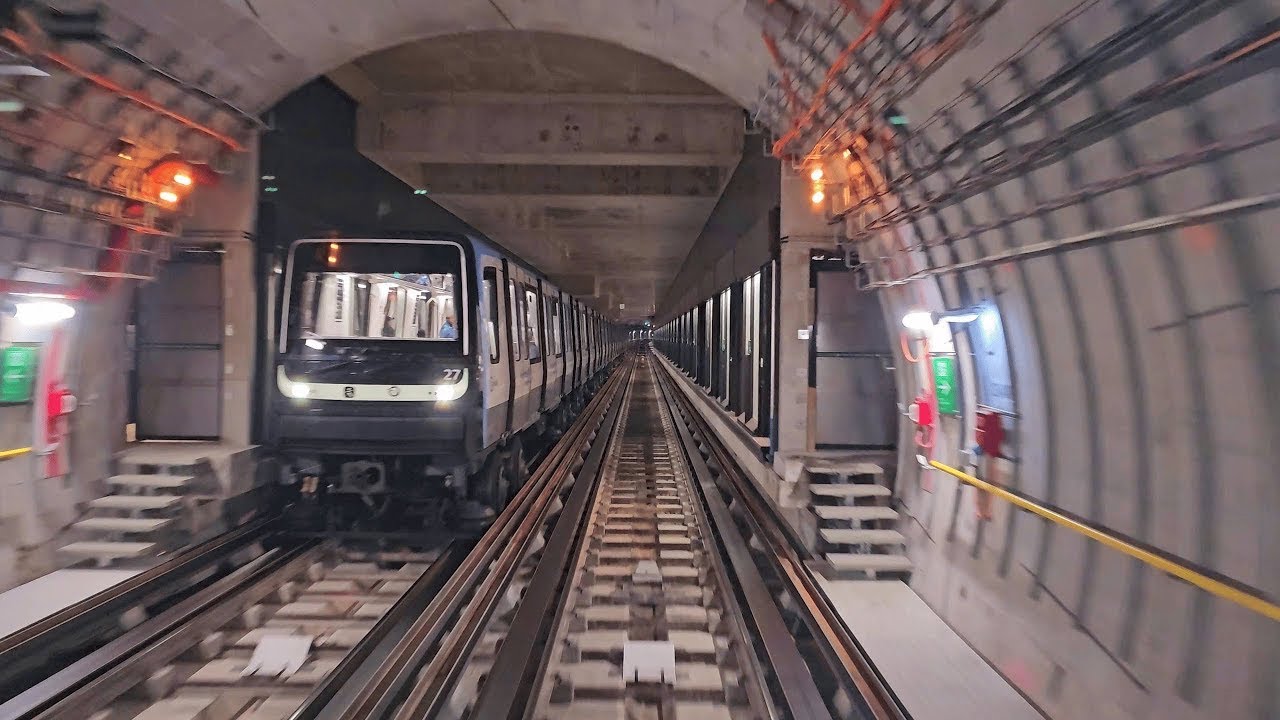 Metro 14 Cab Ride Trajet Complet : Aéroport d'Orly / St Denis Pleyel