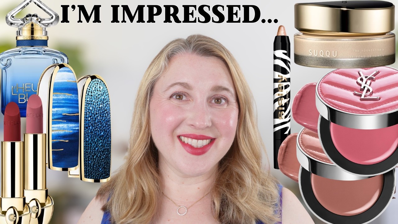 SUQQU Foundation e, GUERLAIN L'Heure Bleue, SISLEY Top Coat, YSL