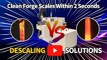 Forging descaling machine working performance for forge scale cleaning