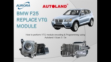 BMW F25 VTG, encode Transfer Case Module using Autoland I-Scan 3 / 3e
