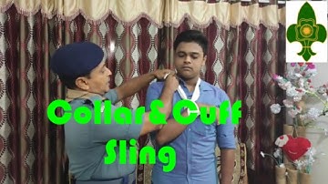 COLLAR & CUFF SLING/Part-34/First Aid/Scouts&Guides/Scout Masters Corner/Joseph Puthussery