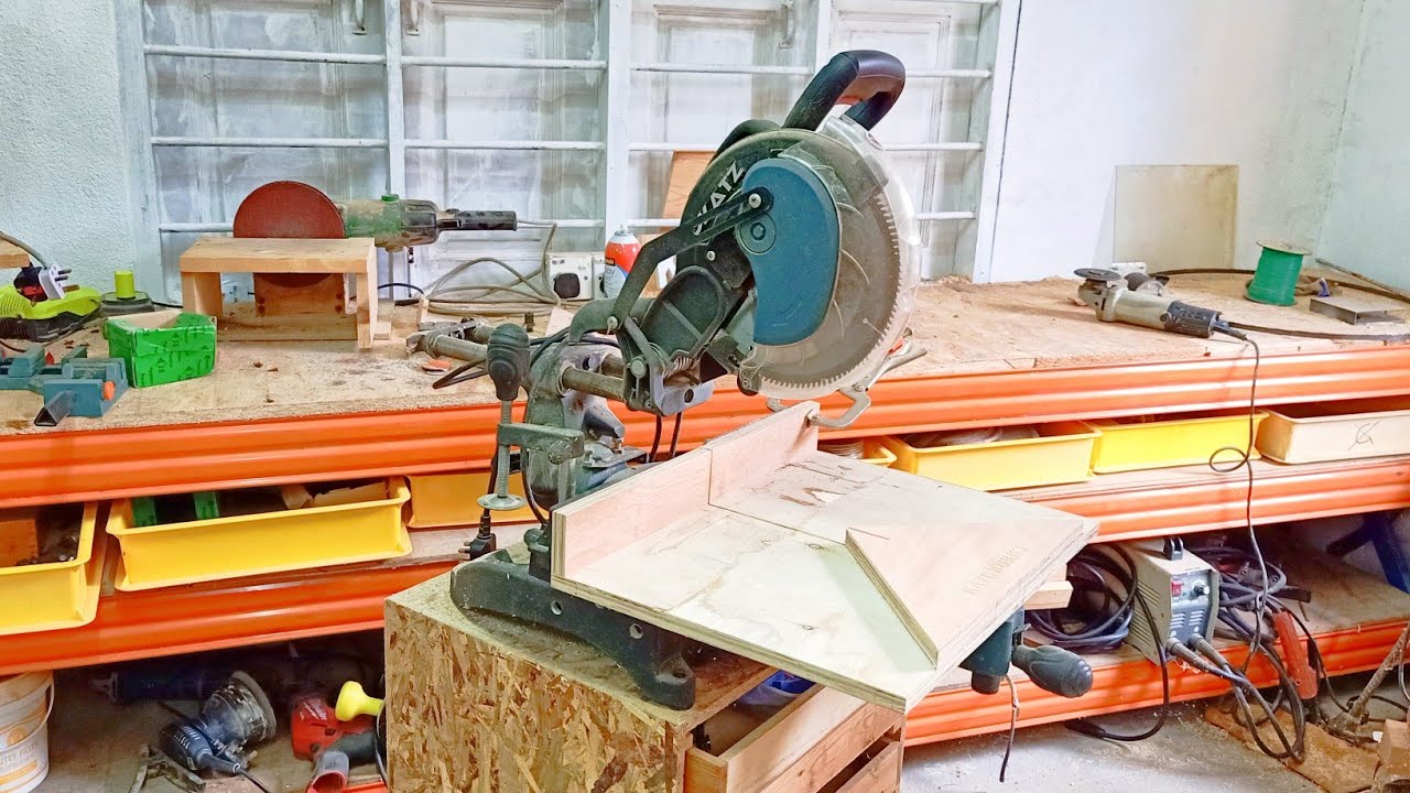 Chop saw mitre framing jig