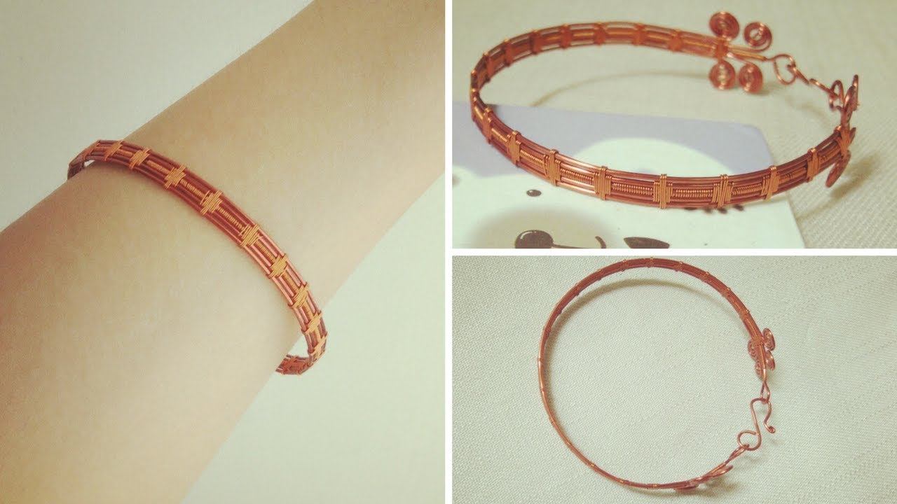 Wire bracelets tutorial 🖤 How to make wire bracelet DIY 🖤 - YouTube