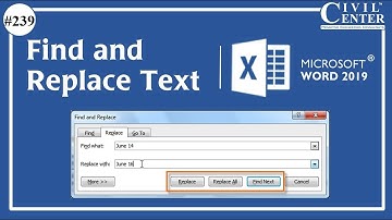 MS Word: 4. How to use Find and Replace option  in Microsoft Word 2016