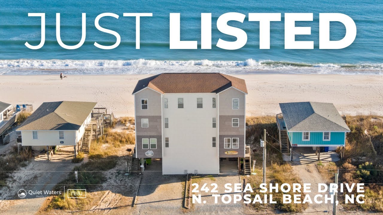 Oceanfront living in N. Topsail Beach, NC | Quiet Waters Realty Group