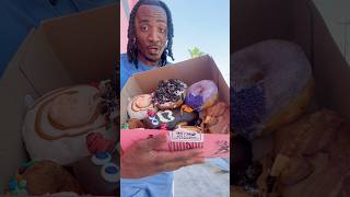 Famous First Time Trying Voodoo Doughnuts🍩 #foodreview #food #donuts #mukbang Profile
