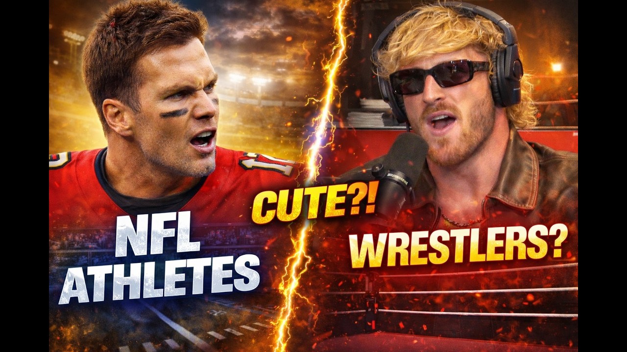 Tom Brady Calls Logan Paul’s Athleticism “Cute”… NFL vs WWE Debate Explodes