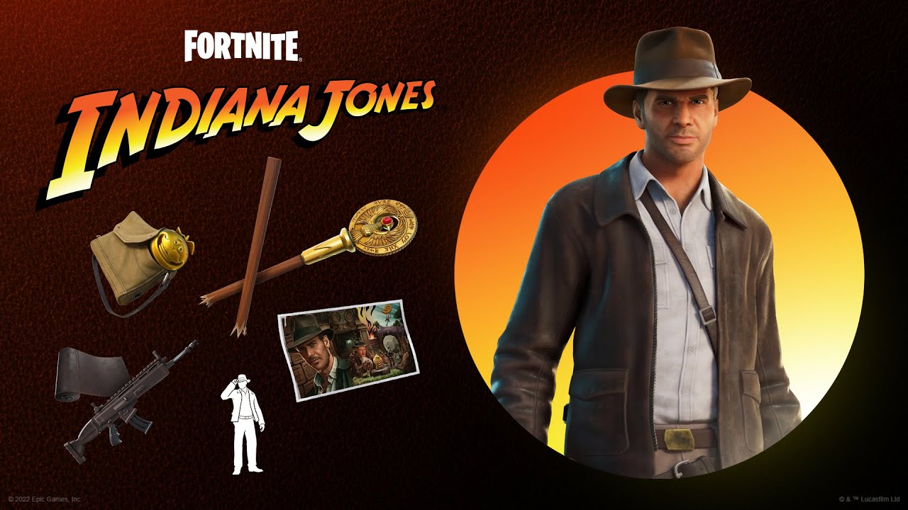 La X marca el lugar: Indiana Jones llega a la isla de Fortnite