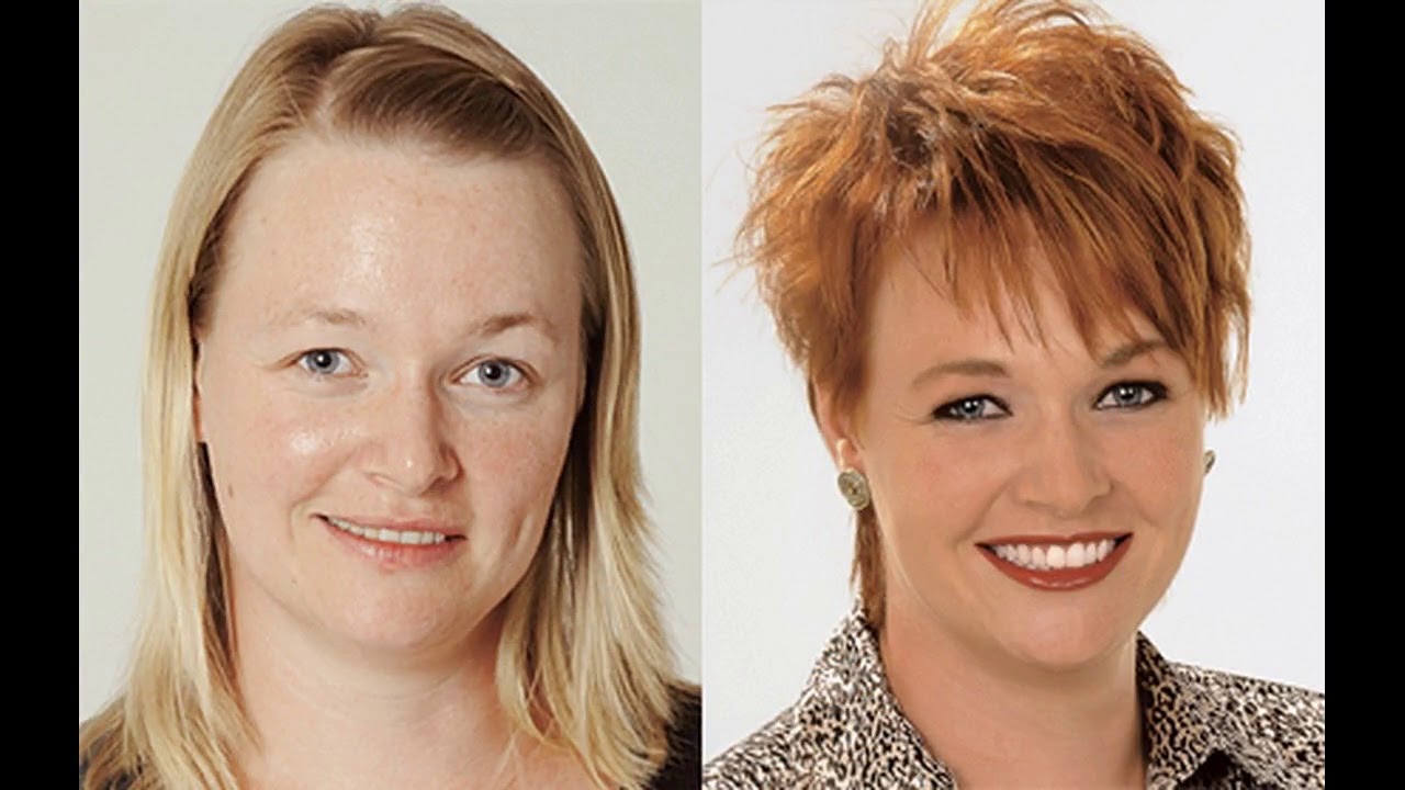 Vorher nachher frisuren trends und haarfarben