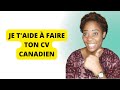 Meilleur cv canadien dans seulement 5 minutes