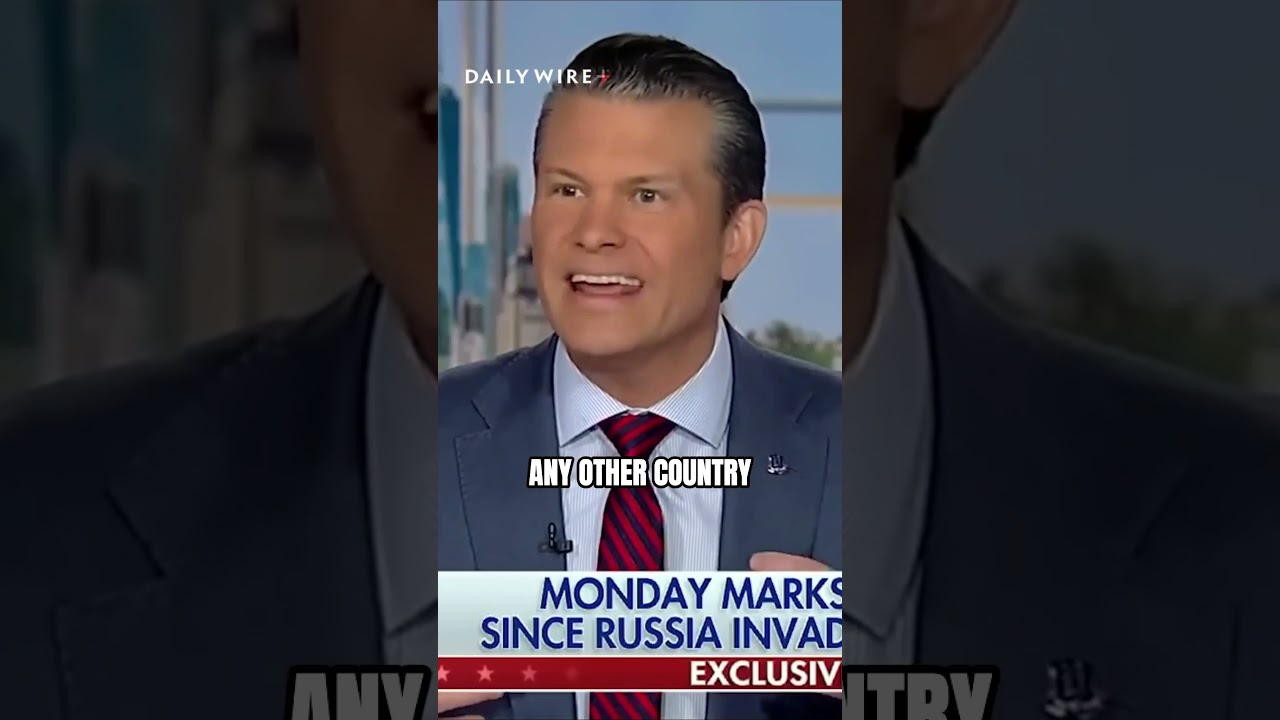 Pete Hegseth talks about the war in Ukraine