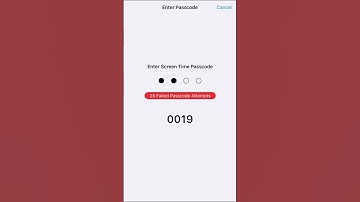 Entering The Screen Time Passcode Until It Unlocks Part 20