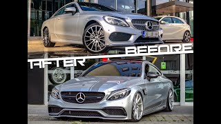 'SIFIR' 0 Km MercedesBenz C180 Coupe'yi C63s AMG ''ye Çevirdik!