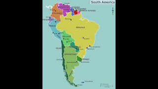 Guessing South America Countries Quiz