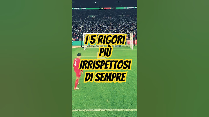 5 rigori più IRRISPETTOSI della storia #iscriviti
