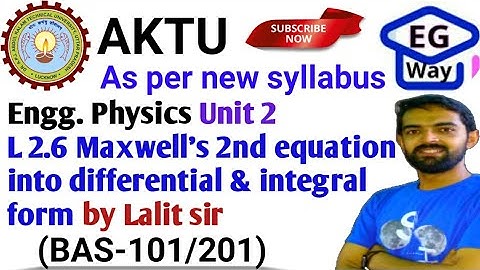 Unit 2nd | L2.6 Maxwell