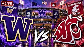 Washington vs Washington State LIVE | NCAAF Live Scoreboard & Play-by-Play