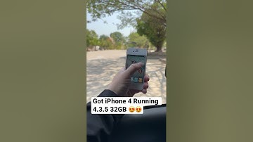 iPhone 4 Running IOS 4.3.5 😍😍