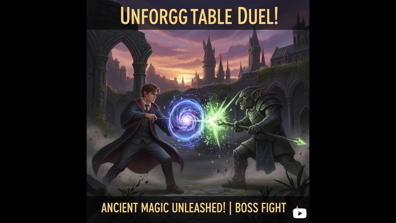 I Defeated the FIRST BOSS! ⚔️ | Intense Fight Scene |  Hogwarts Legacy  Gameplay🪄🐉