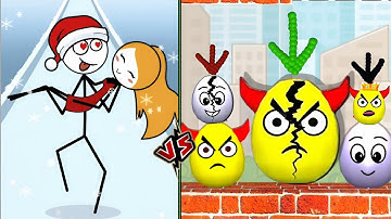 2 Challenging Game Competition 🥰 Draw To Smash VS Run Now Puzzle Gameplay 🔥 epic 4