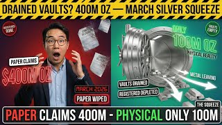 DRAINED VAULTS? 400M OZ — MARCH SILVER SQUEEZE