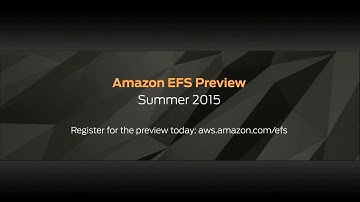 Introducing Amazon Elastic File System
