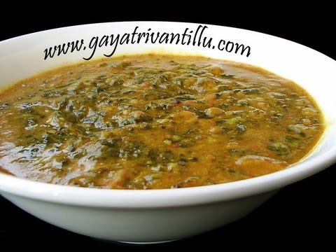 Gongura Pappu Dekenee Hemp In Lentils Andhra Cuisine Indian Telugu Vegetarian Recipes-11-08-2015