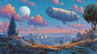 Under Soft Clouds of Another World – Relaxing Space Ambient Synthwave