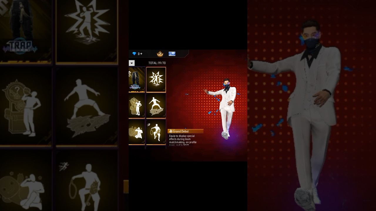 NEW EMOTE FOR FREE FIRE MAX 