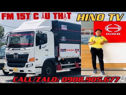 Video HINO FM 15 tấn hai cầu thật. Báo giá chassis tại đại... - youtube