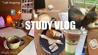 STUDY VLOG📓🌙| finals szn, cafe studying, and study dates