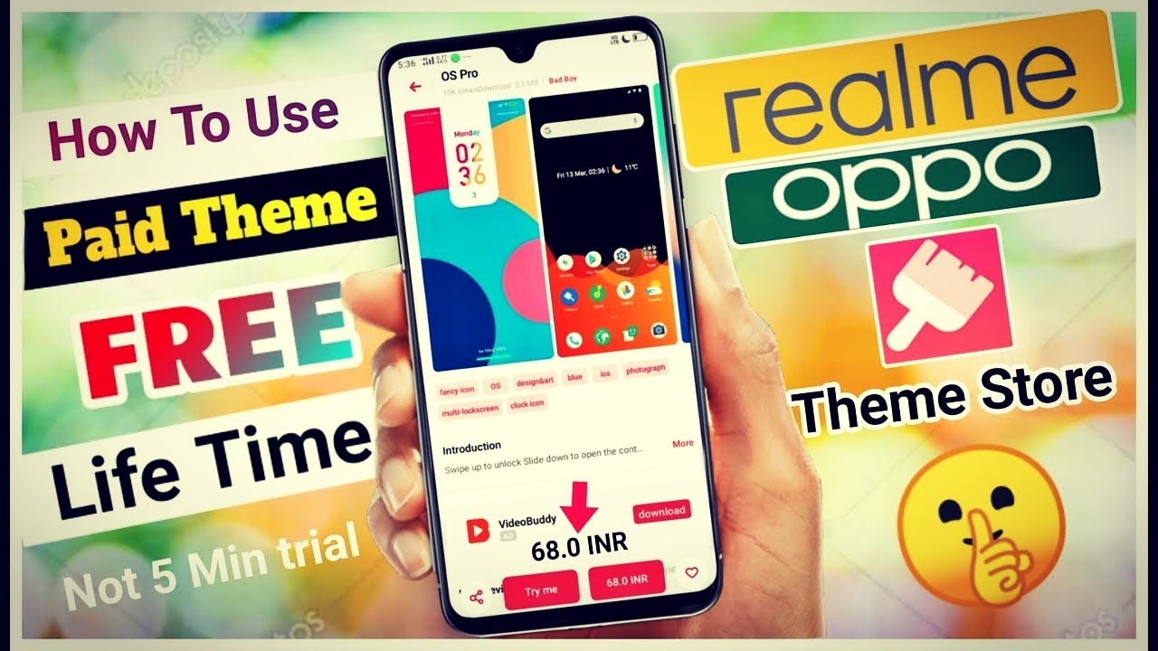 How to Use Any Paid Theme Free for Realme /Oppo Theme Store | Realme Theme Store Paid Theme Use Free