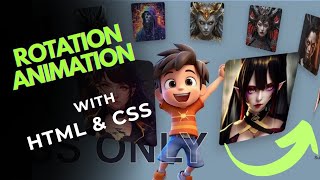 Rotation Animation Website made with HTML & CSS || Part 2