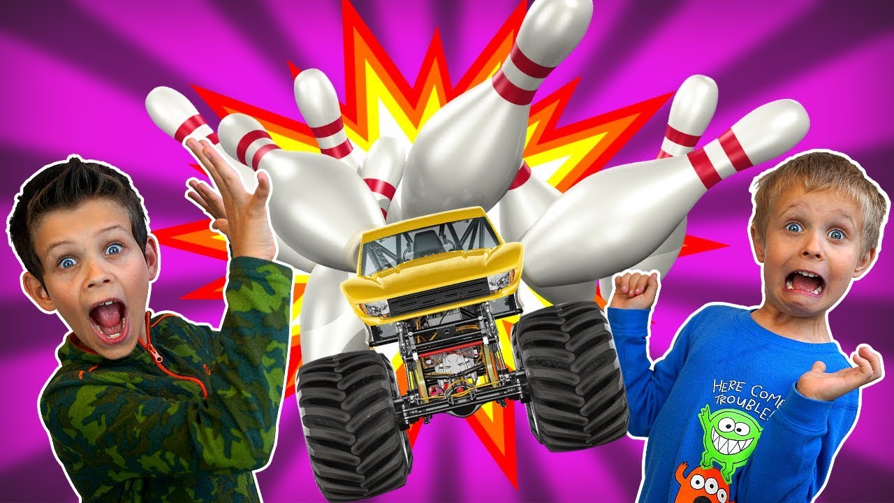 Went Bowling With A Spin Master Monster Truck