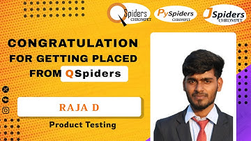 My Honest Placement Journey from QSpiders/JSpiders/PYspiders Chromepet Chennai| PRODUCT TESTING